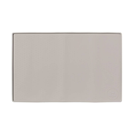 Gray Silicone Mess Free Pet Placemat