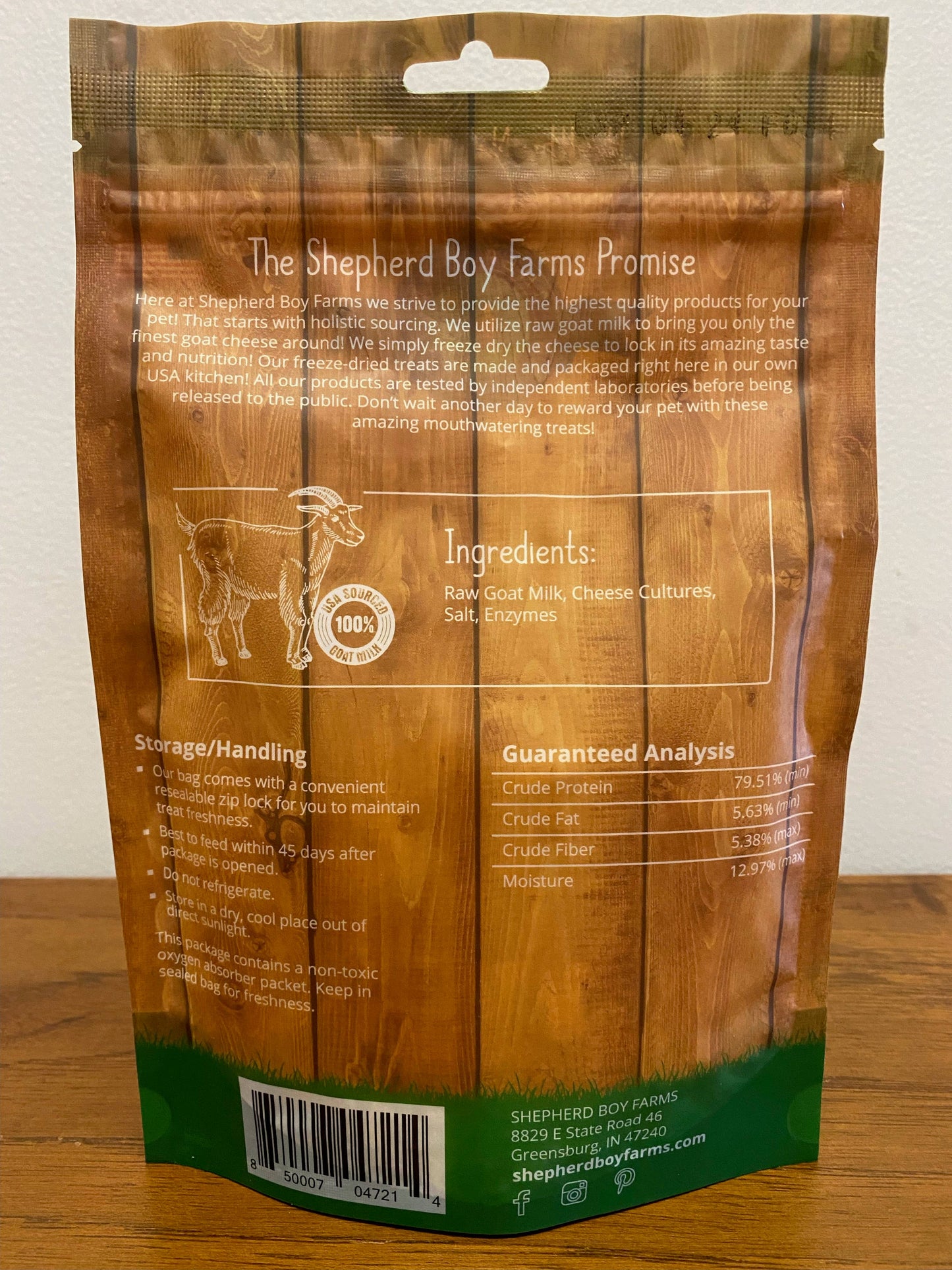 Freeze Dried Raw Goat Cheese
