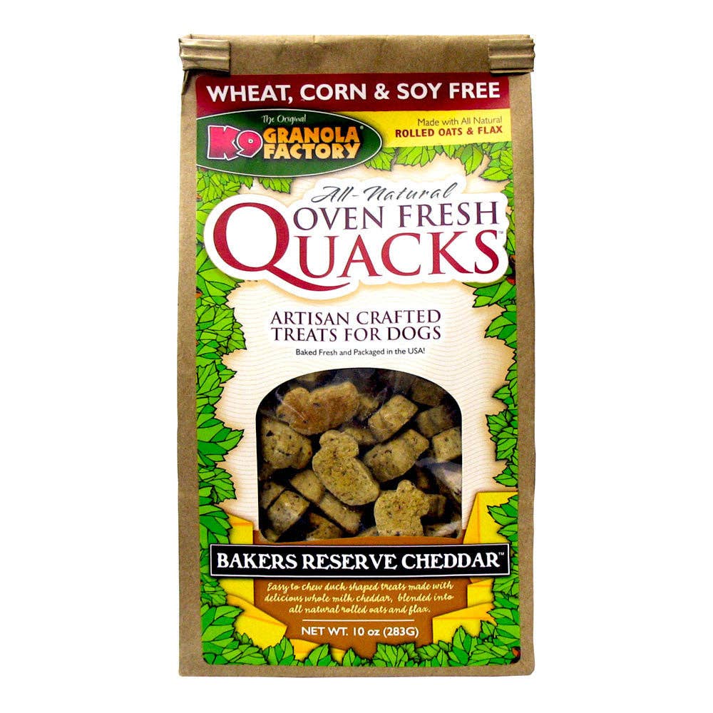 🦆🧀 Quacks – Bakers Reserve Cheddar Dog Treats