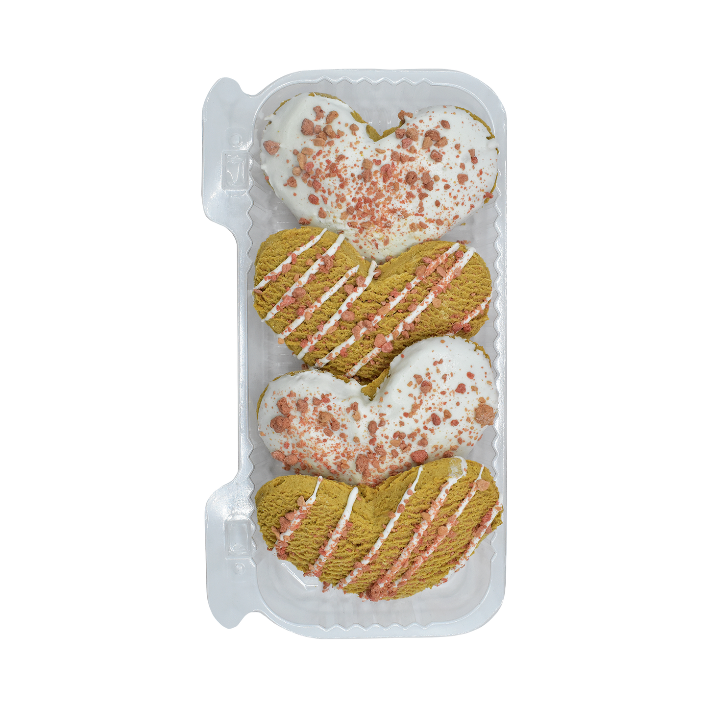 🥓💛 3" Jumbo Heart‑Shaped Cookie Maple Bacon