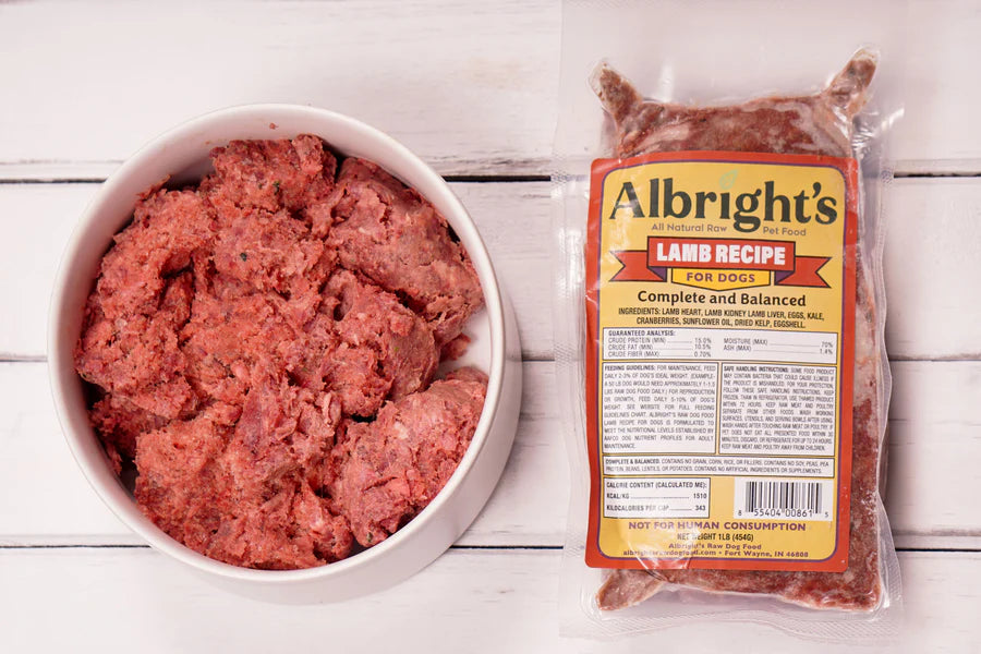 Lamb Complete - Albright's Raw Recipe for Dogs