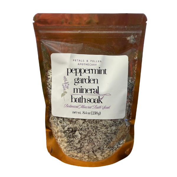 🌿Peppermint Garden Botanical Mineral Bath Soak Salts