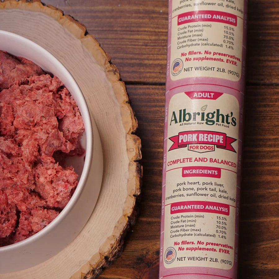 Pork Complete - Albright's Raw Recipe for Dogs