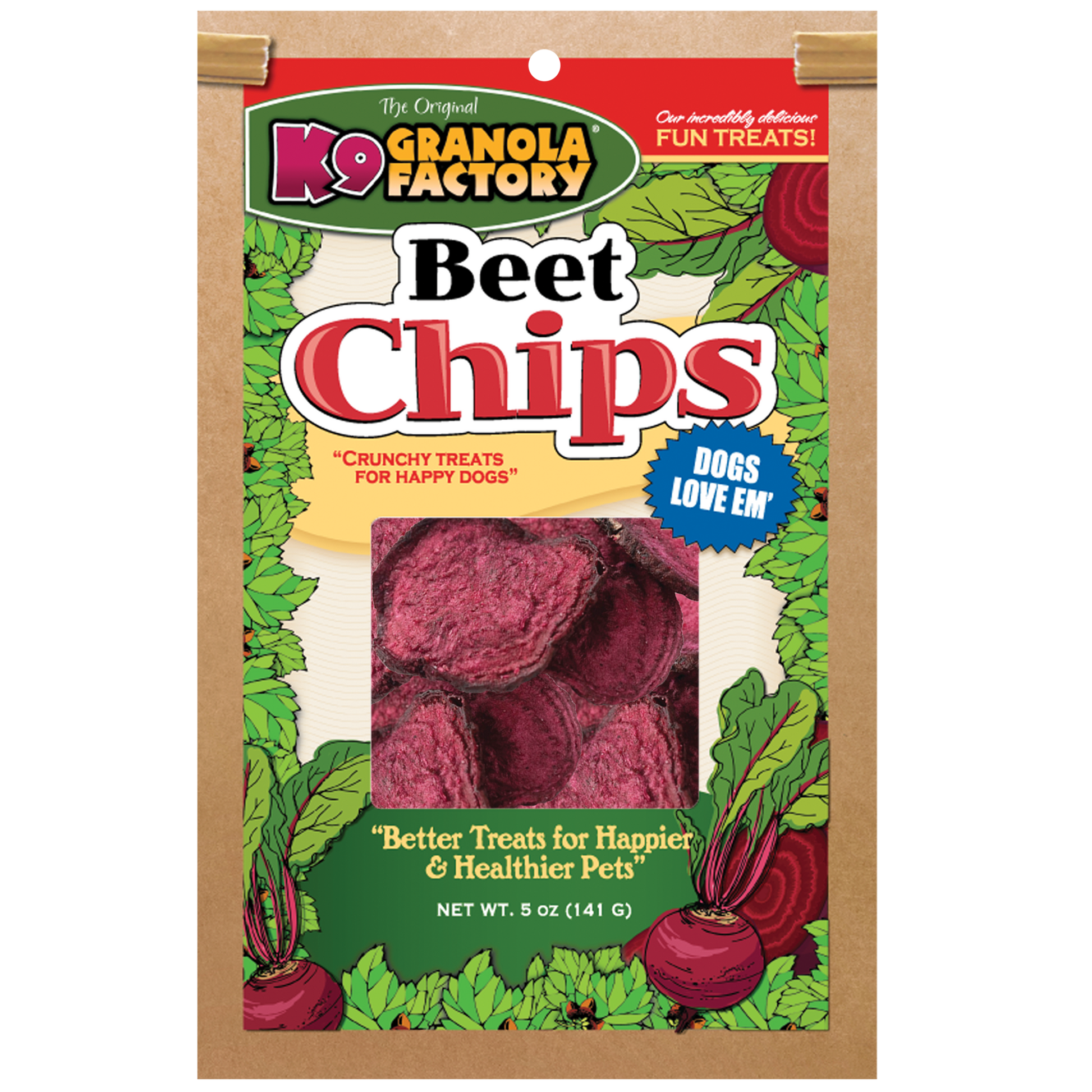 ❤️🥬 Beet Chips for Dogs