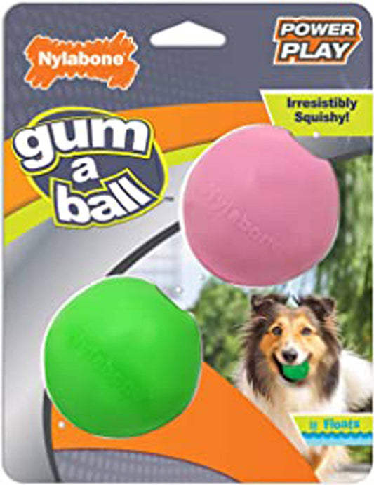 Nylabone Power Play Gum-a-Ball Toy for Dogs 1ea