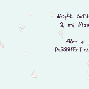 Cat Mom Birthday Card