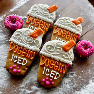 DOGGIN’ ICED coffee dog treats