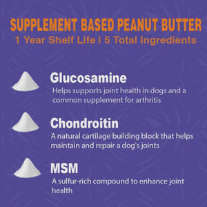 8oz Senior Dog Peanut Butter
Squeeze Pack