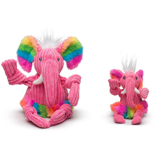 🌈 Rainbow Pride Elephant Knottie® Plush Dog Toy
