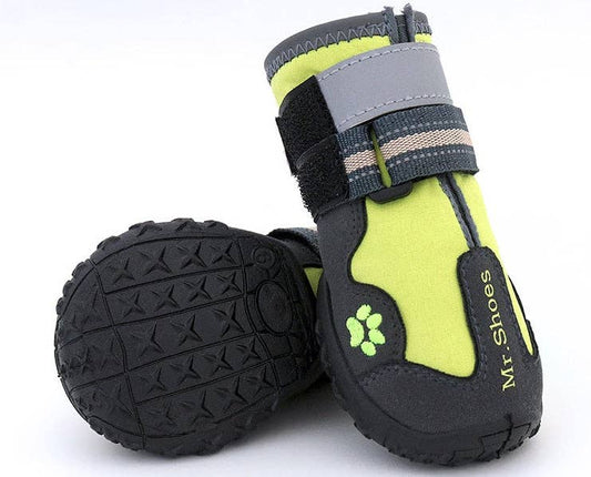 🐾 Waterproof Sport Dog Boots – Reflective, Anti‑Slip, Adjustable Shoes for Active Dogs