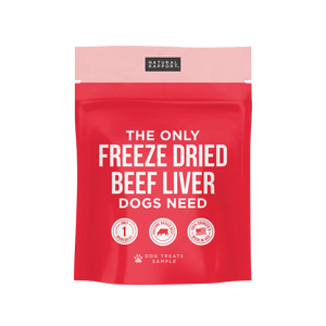 The Only Freeze Dried Beef Liver Dogs Need