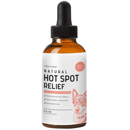 🌿🐾 Natural Hot Spot & Itching Support (2oz) – Botanical Skin Relief for Dogs