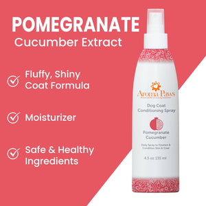 Dog Coat Spray Pomegranate Cucumber