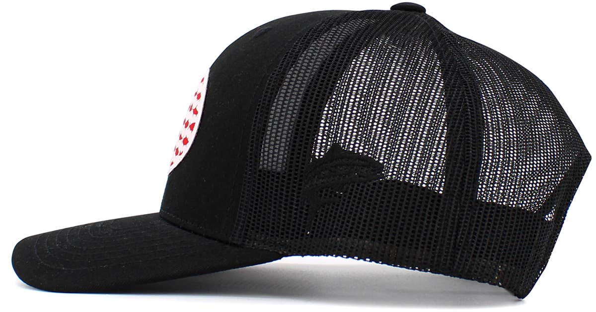 🎣🧢USA Fish Flag Mesh Back Ballcap