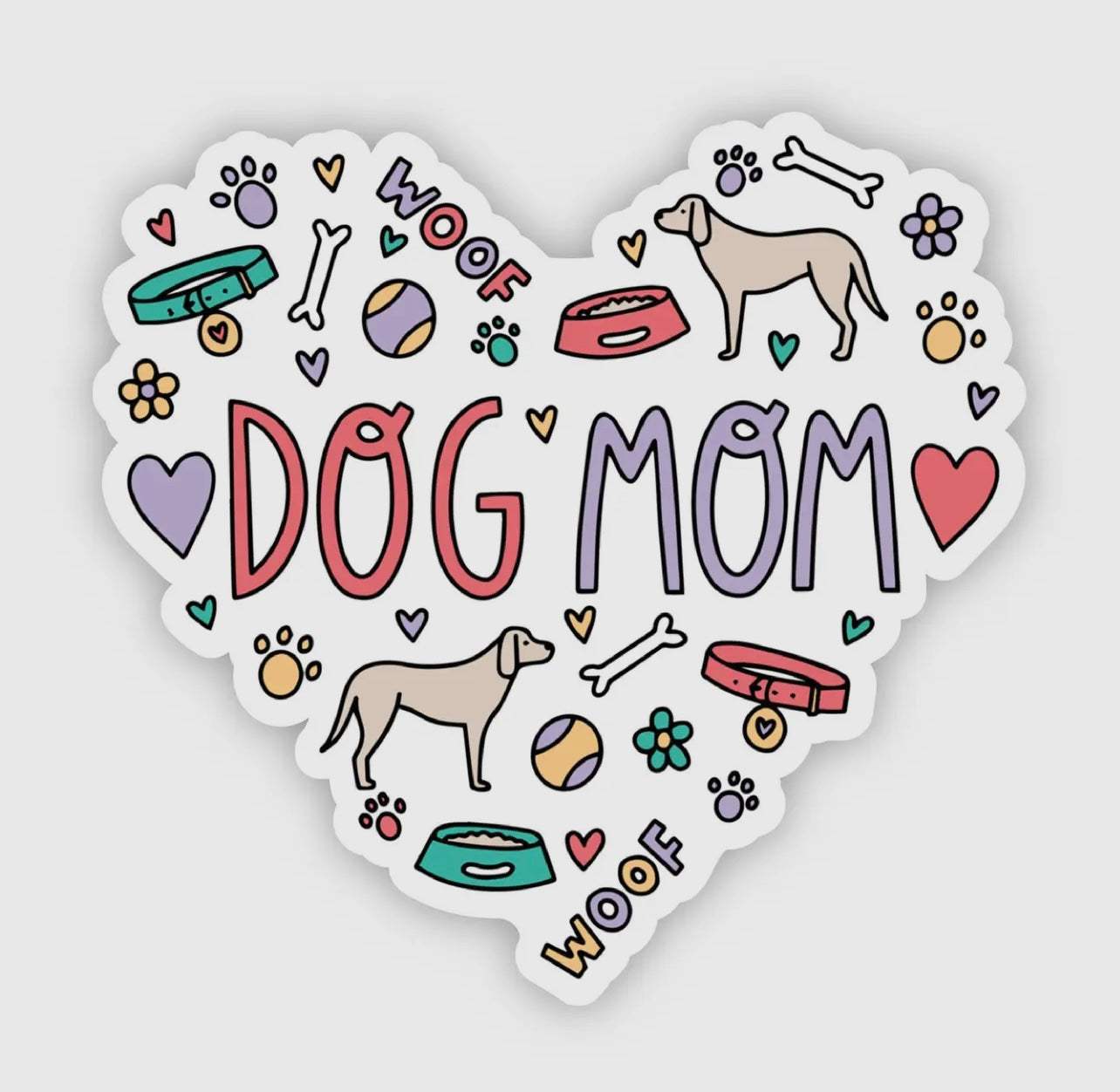 Dog Mom Sticker