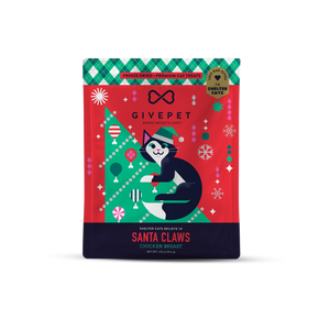 GivePet Santa Claws Freeze Dried Christmas Cat Treats