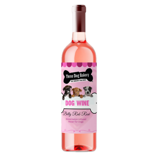 🍷🐾 Belly Rub Rosé – Dog “Wine” (Watermelon Water for Dogs)