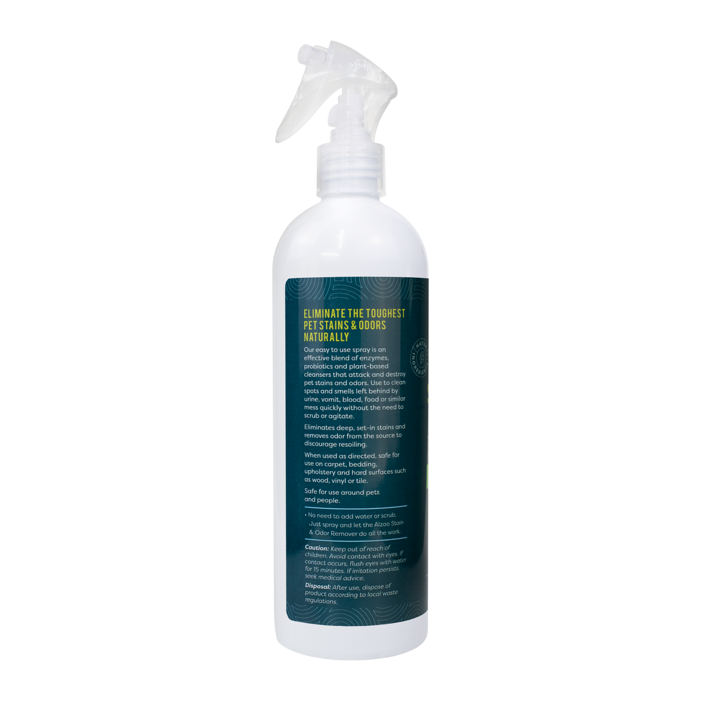 🐶🌿 ALZOO Enzymatic-Based Stain & Odor Remover Lavender, 16oz