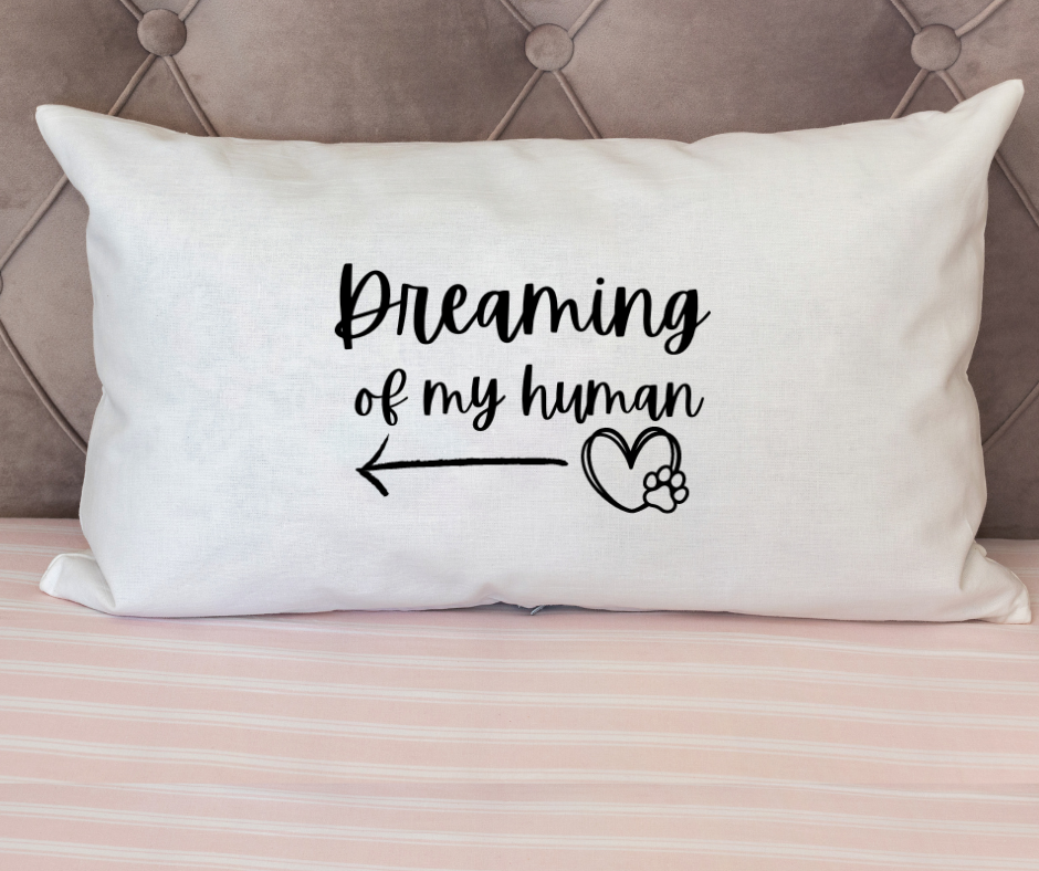 Dreaming of My Dog/My Human Pillowcase Set - Thumbnail 2
