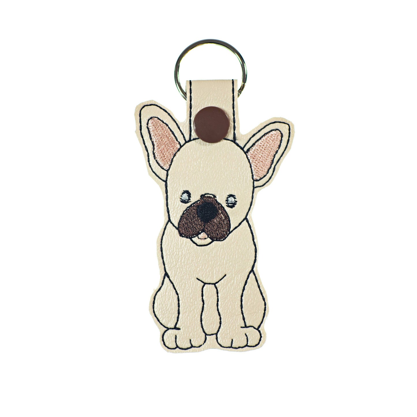 French Bulldog Key Fob