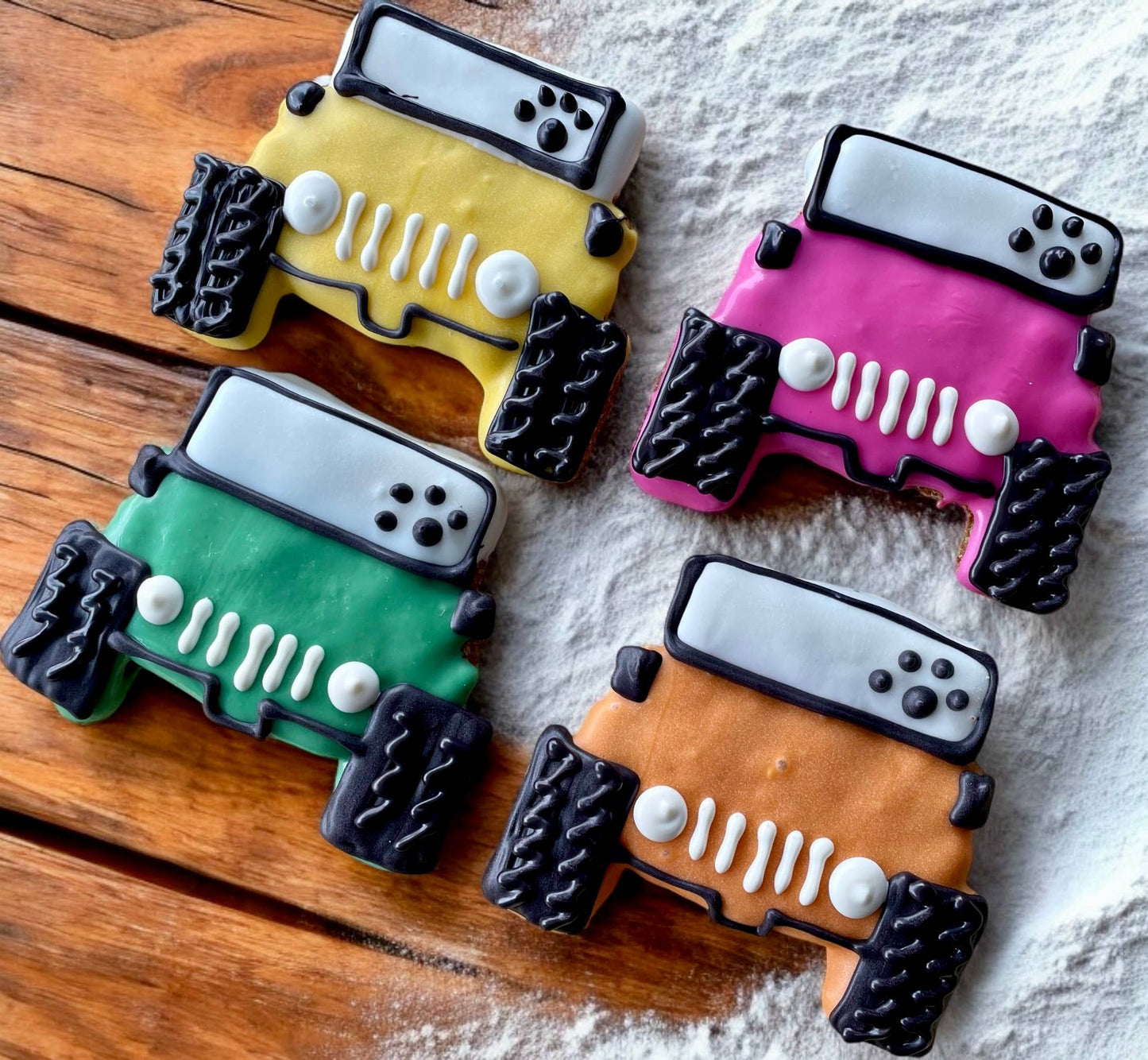 🚙🌴 Jeep Life Dog Treats | Beachy Gourmet Peanut Butter Biscuits 🐾