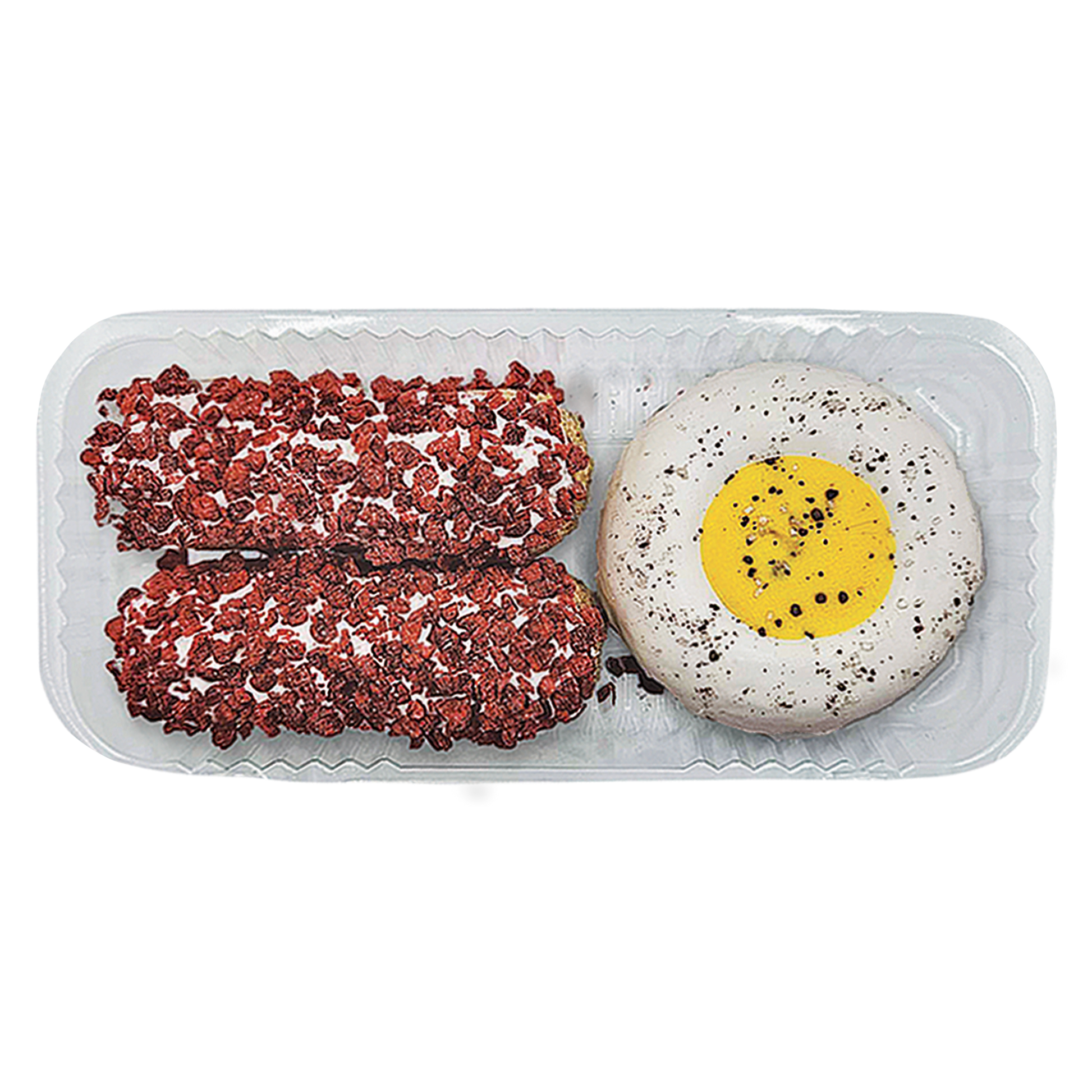 🍳🥓 Donut Deli – Sunny Side PUP, Bacon &amp; Egg Gourmet Dog Donuts