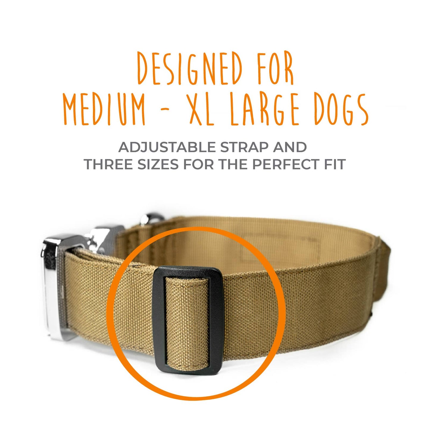 🛡️ Mighty Paw Tactical Dog Collar – Heavy-Duty Control for Powerful Pups 🐾