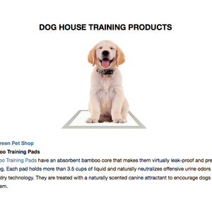 Bamboo Training Pads
