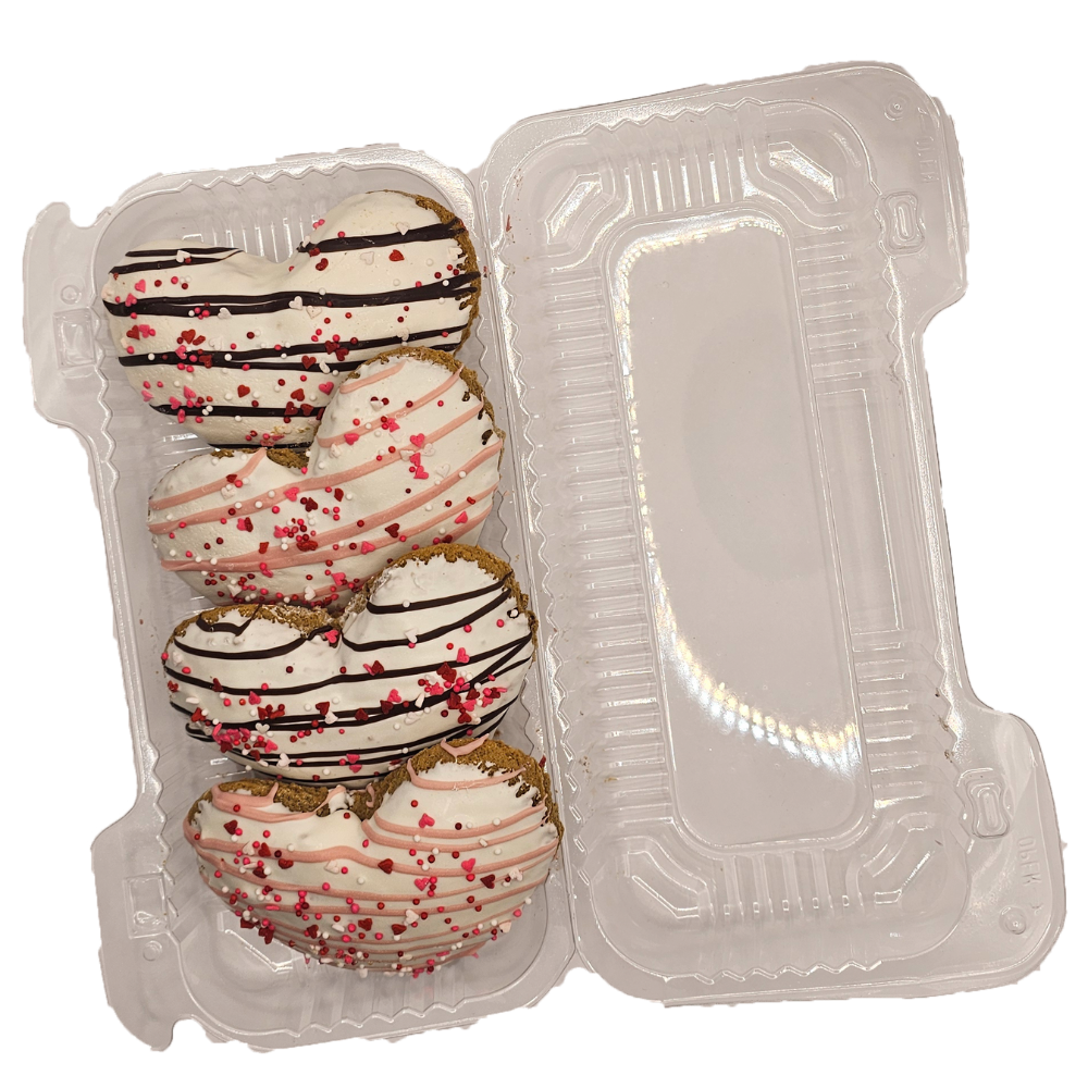 ❤️🍪 3" Jumbo Heart‑Shaped Gourmet Dog Cookie