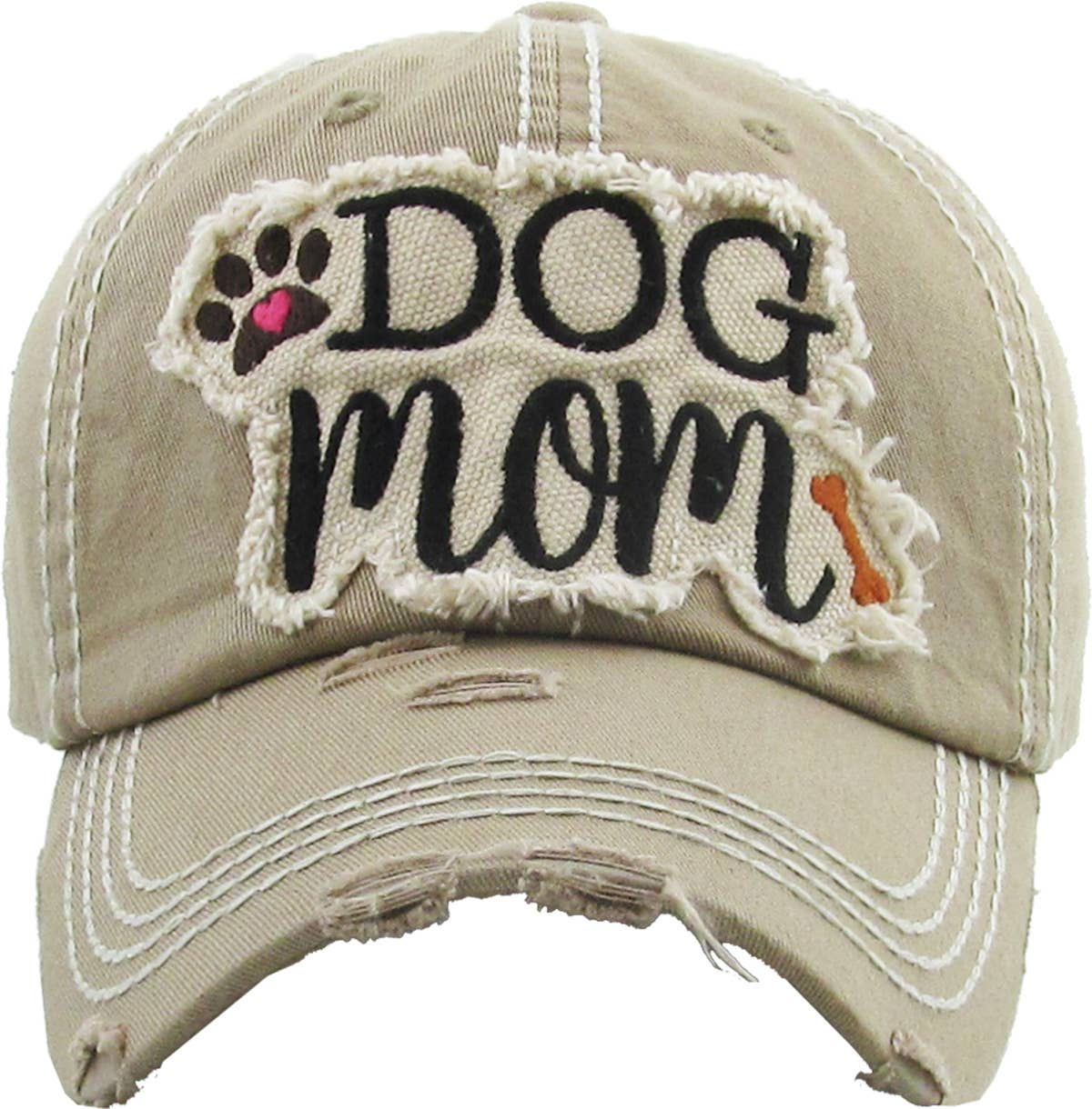 🐕💕🧢DOG MOM WASHED VINTAGE BALLCAP