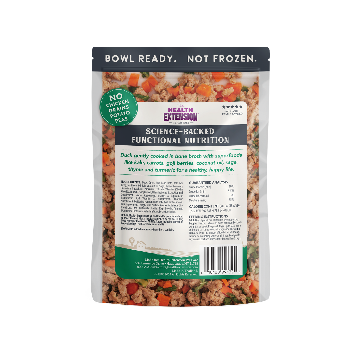 Gently Cooked Duck & Kale for Dogs
