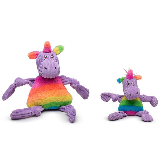 🌈🦄Rainbow Pride Unicorn Knottie® Plush Dog Toy