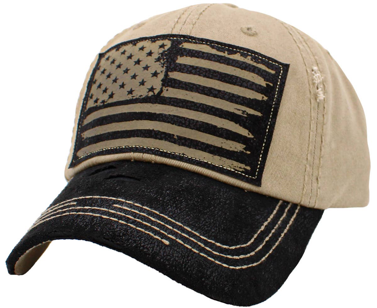 🧢✨Flat Patch Vintage Cap