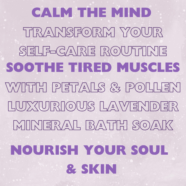 💜 Sacred Calm Lavender Bath Soak