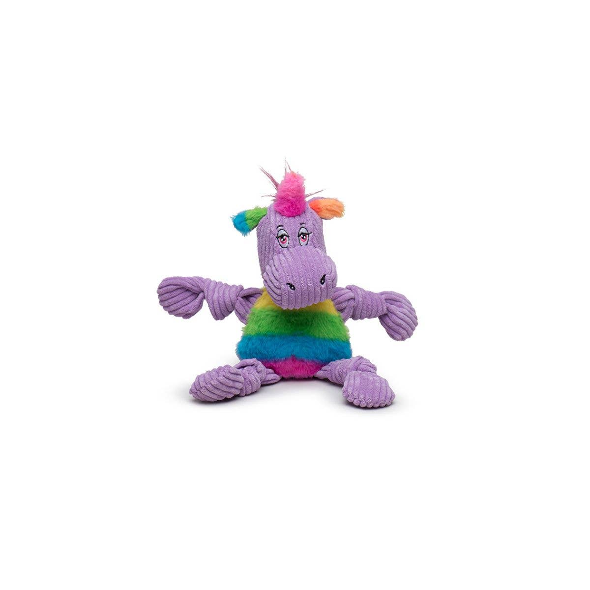 🌈🦄Rainbow Pride Unicorn Knottie® Plush Dog Toy