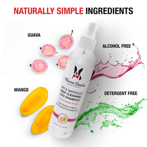 Dry & Waterless Shampoo - Green Apple Scent - 8 oz