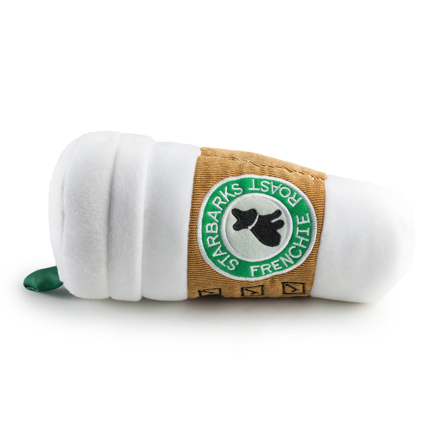 🐾🤎Starbarks Coffee Cup W/ Lid Squeaker Dog Toy