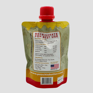 8oz Dog Almond Butter Squeeze Pack