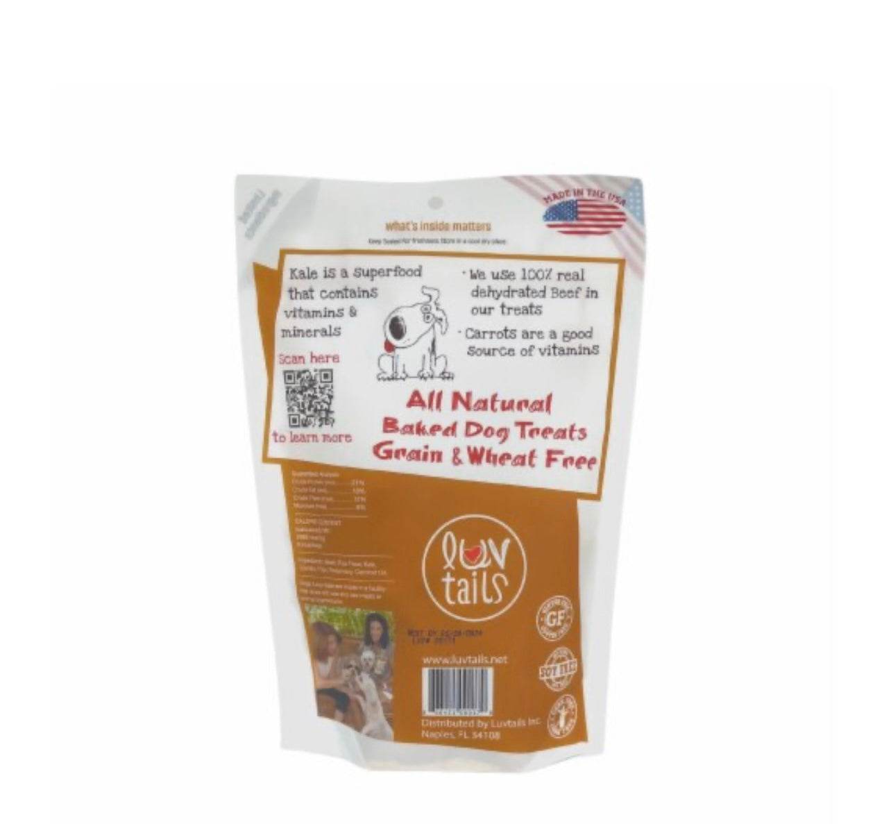 Dogs Love Kale Moo-Moo (Beef & Carrot) Dog Treats