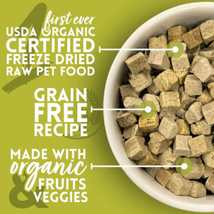 USDA Organic Farmers Market Recipe Freeze Dry Raw Dog Food