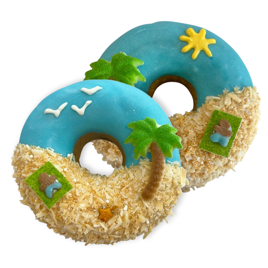 ☀️ Summer Loving Doggie Donuts | Gourmet Beachy Treats for Dogs 🍩🐾