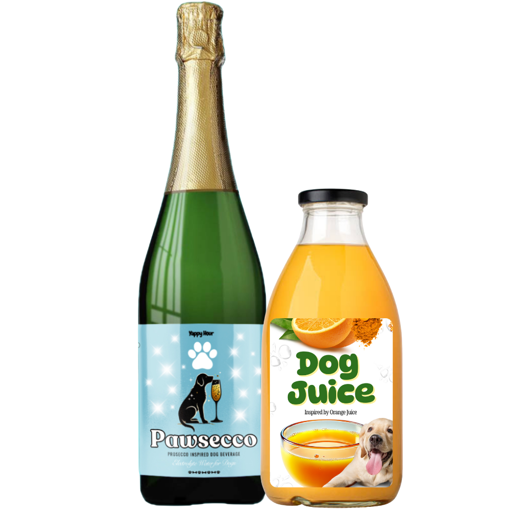 🍾🍊🐶 Yappy Hour™ Fur Mosa Mimosa Kit for Dogs 🥂🐾