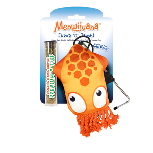 Jump 'n' Jamb Monkey or Squid Cat Toy
