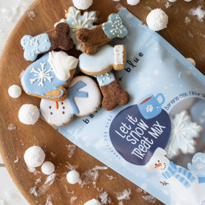 Let It Snow Dog Treat Mix