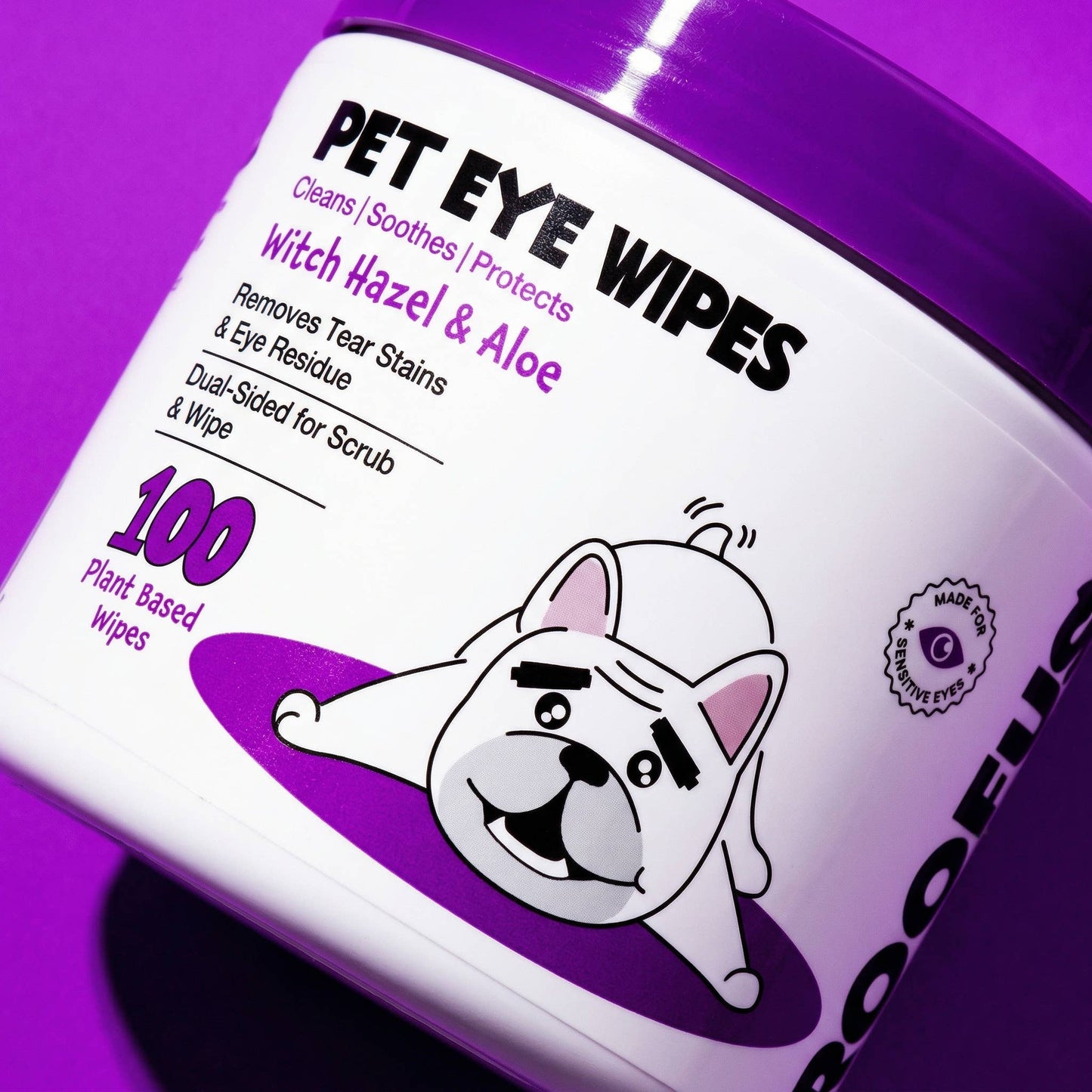 👀🐾 ROOFUS Eye Wipes – Gentle Tear Stain & Eye Care Solution