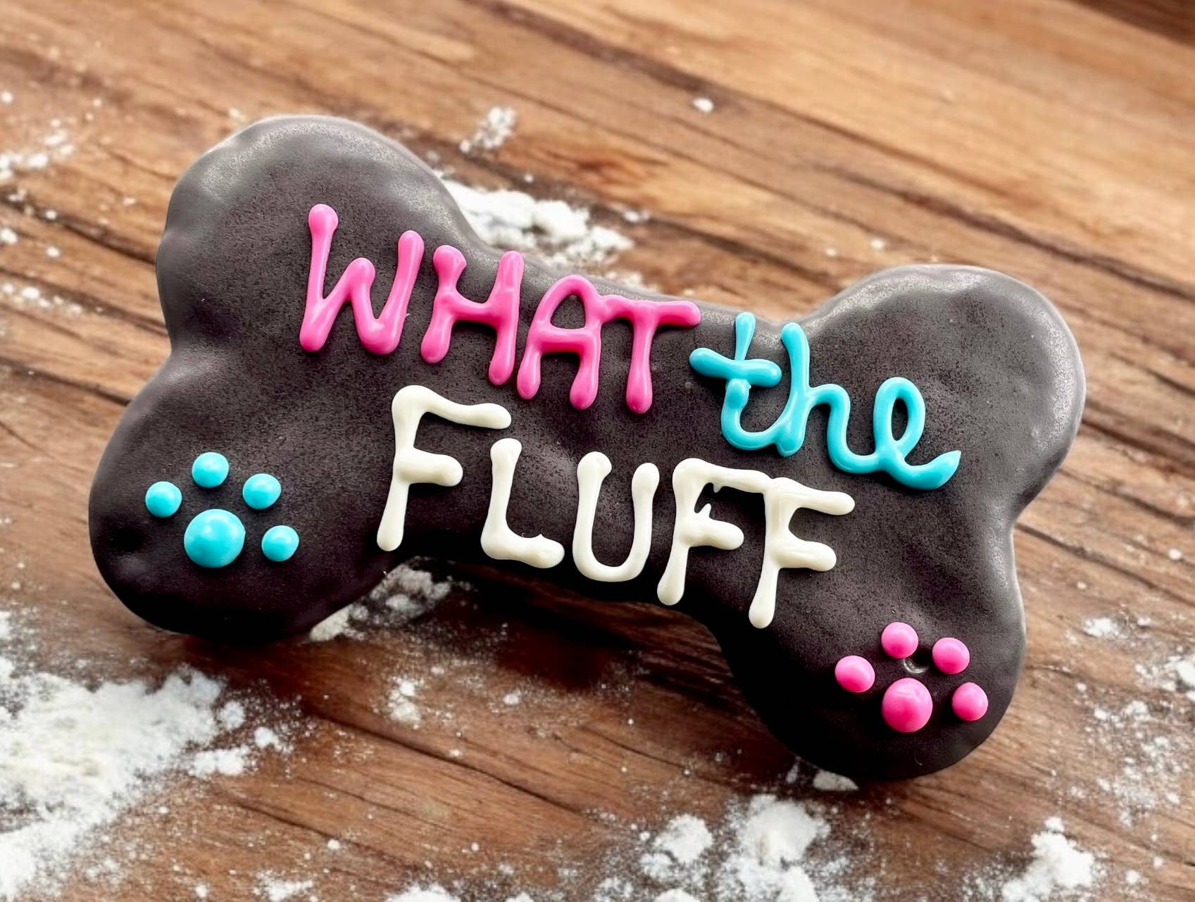 What the FLUFF Bone dog treat