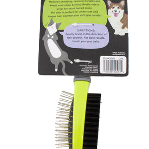 Double-Sided Pet Grooming Brush
