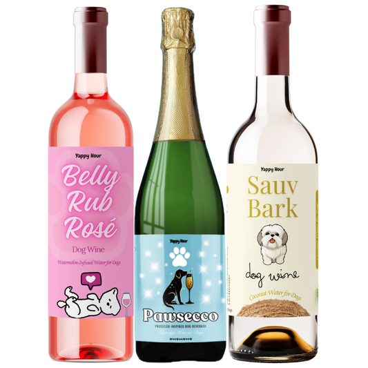 🍷🐾Dog Wine Bundle | Rose, Sauv, Pawsecco