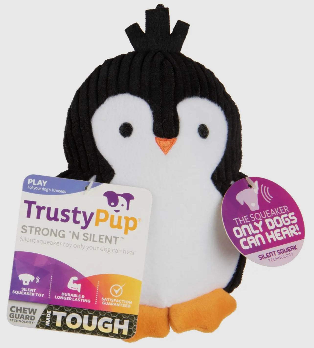 Trustypup - Silent Squeaky Plush
Dog Toy