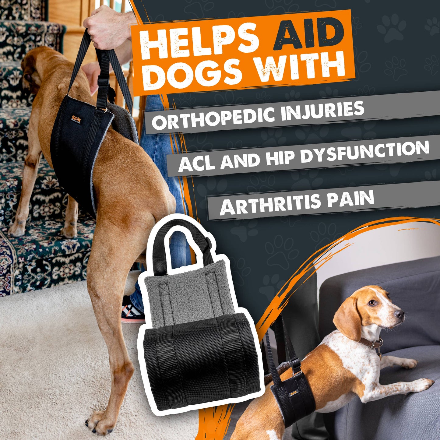 🐕 Dog Lifting Harness – Support Sling for Mobility, Recovery & Senior Dogs 🐾✨
